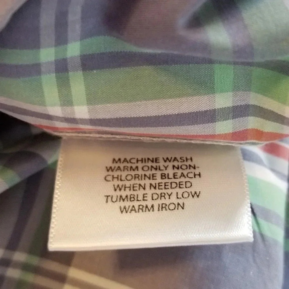 Vineyard Vines Blue Plaid Murray Button Down Shirt L - Picture 4 of 4